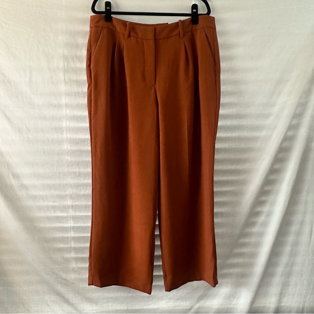 Nine West High Waist Wide Leg Pants